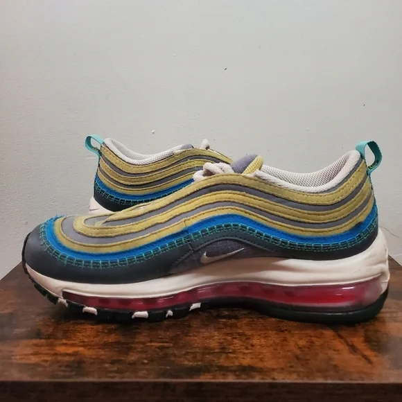 Nike Air Max 97 Air Sprung Iron Grey Size 5.5 Youth - Picture 6 of 13